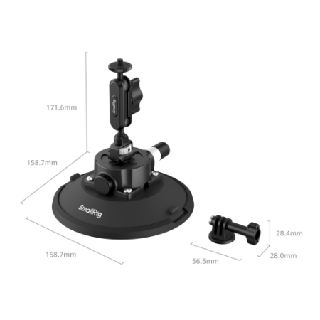 SmallRig 5856B - uchwyt/mocowanie Magic Arm z przyssawką 6